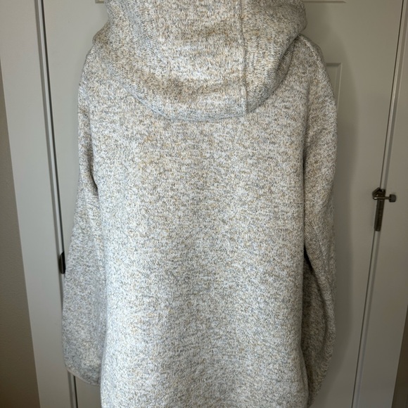 Thread & Supply Snap Cozy‎ Hoodie Fleece Pullover Thermal Womens Sz Large Beige - Picture 2 of 11